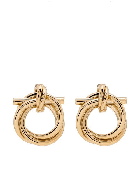Ferragamo Gancini stud earrings - Gold - zdjęcie produktu nr 1
