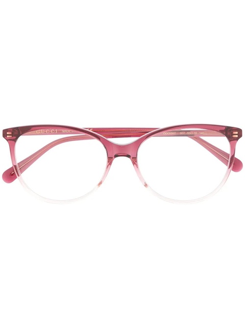 Gucci Eyewear GG0550O oval-frame glasses - Red - zdjęcie produktu nr 1