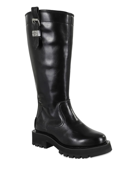 GANNI studded leather boots - Black - zdjęcie produktu nr 2