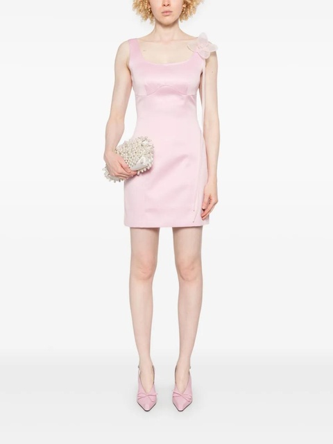 ROTATE BIRGER CHRISTENSEN satin flower mini dress - Pink - zdjęcie produktu nr 2