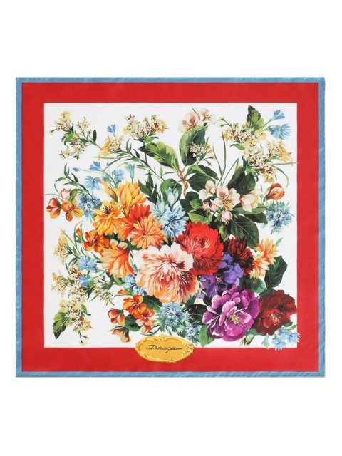 Dolce & Gabbana silk scarf - Red - zdjęcie produktu nr 1