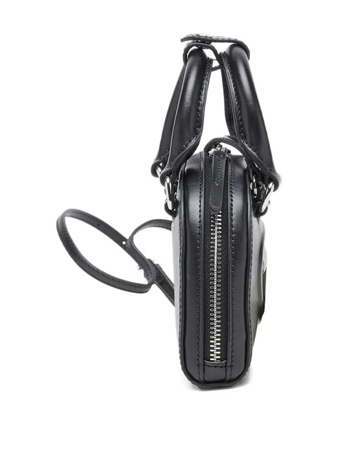 Diesel 1DR Dome embossed logo crossbody bag - Black - zdjęcie produktu nr 2