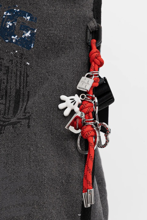 Desigual torebka MICKEY STUD kolor szary 25WAXD20 - zdjęcie produktu nr 2