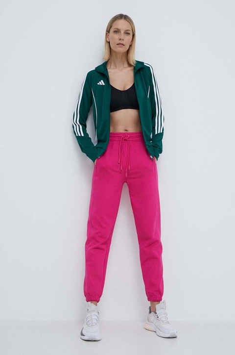 adidas Performance bluza treningowa Tiro 24 kolor zielony z aplikacją IR9499 - zdjęcie produktu nr 1