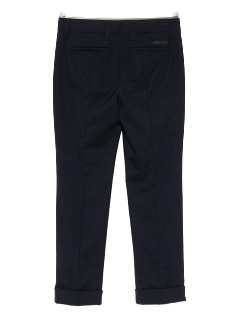 Prada concealed-fastening trousers - Blue - zdjęcie produktu nr 2