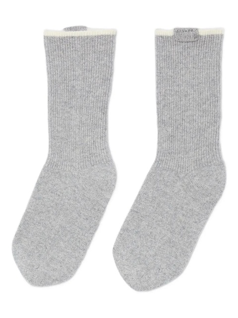 SANDRO ribbed socks - Grey - zdjęcie produktu nr 2