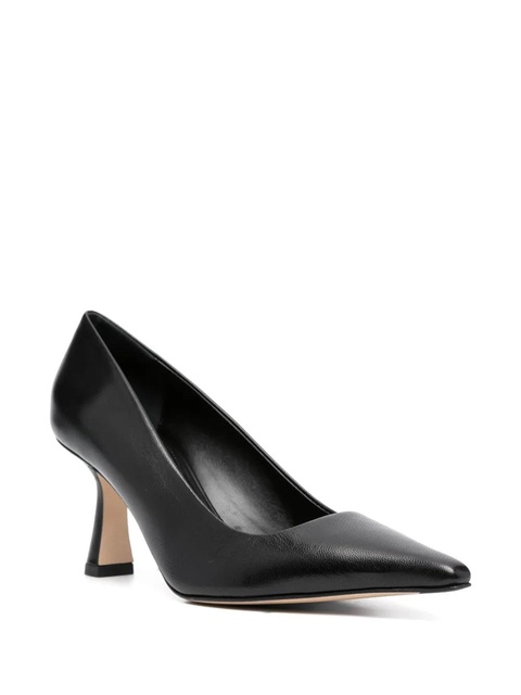 Aeyde 80mm pointed-toe leather pumps - Black - zdjęcie produktu nr 1