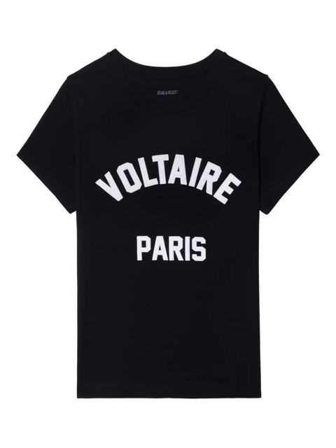 Zadig&Voltaire Alys cotton T-shirt - Black - zdjęcie produktu nr 1