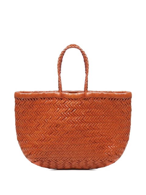 DRAGON DIFFUSION Triple Jump leather woven tote bag - Orange - zdjęcie produktu nr 1