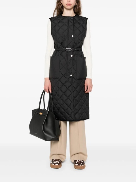 Moncler quilted belted vest - Black - zdjęcie produktu nr 2