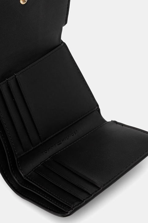 Tommy Hilfiger portfel damski kolor czarny AW0AW17740 - zdjęcie produktu nr 1