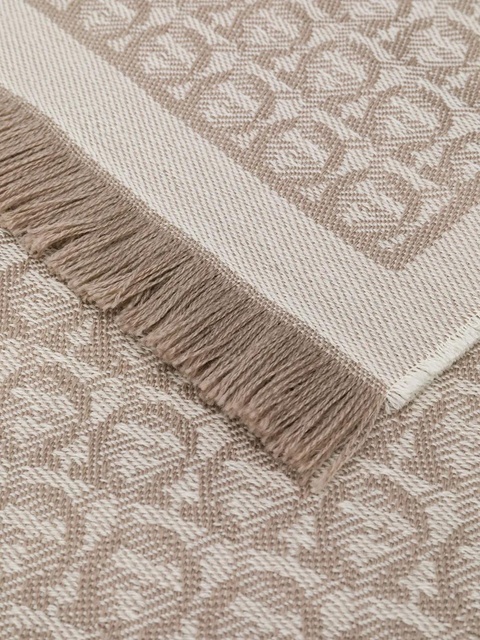 Ferragamo Gancini-pattern scarf - Neutrals - zdjęcie produktu nr 2