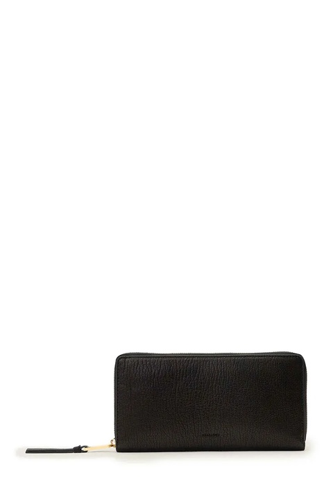 AllSaints portfel skórzany TRAVEL damski kolor czarny W277XD - zdjęcie produktu nr 1