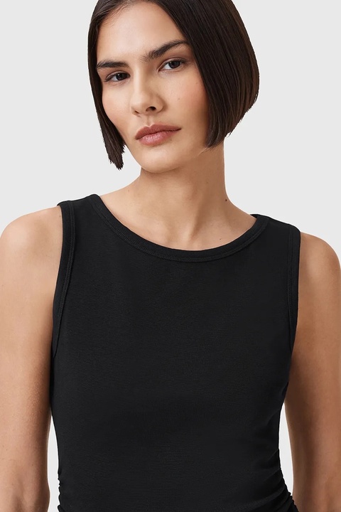 AllSaints top bawełniany KATARINA damskie kolor czarny W192JC - zdjęcie produktu nr 2