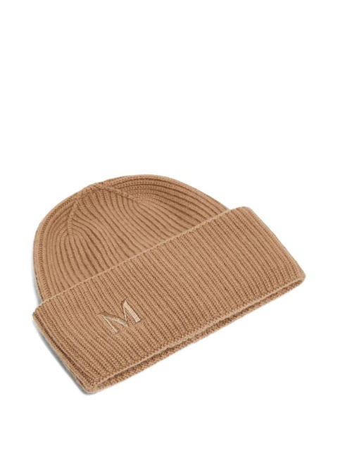 Max Mara Mmretina initial ribbed beanie - Neutrals - zdjęcie produktu nr 2