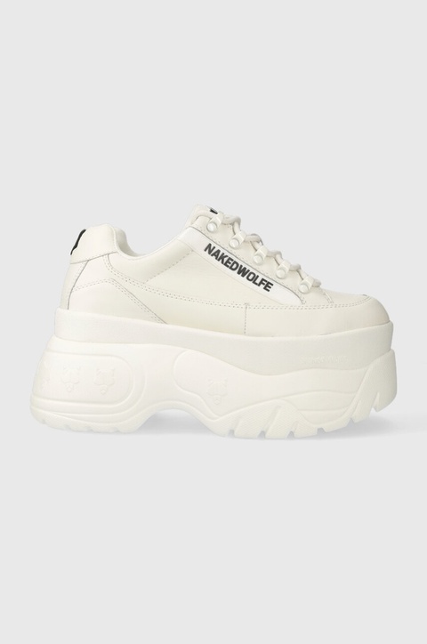 Naked Wolfe sneakersy skórzane Sprinter kolor biały - zdjęcie produktu nr 1