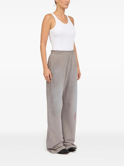 MM6 Maison Margiela paint-splatter track pants - Neutrals - zdjęcie produktu nr 1