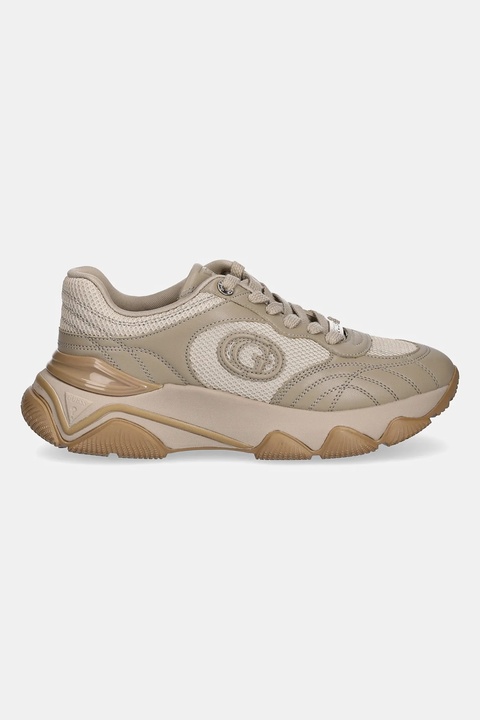 Guess sneakersy MORRIZ damskie kolor beżowy FLFMRZ ELE12 - zdjęcie produktu nr 2