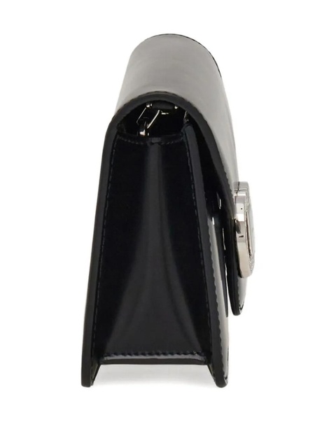 Ferragamo crystal-embellished chain clutch bag - Black - zdjęcie produktu nr 2