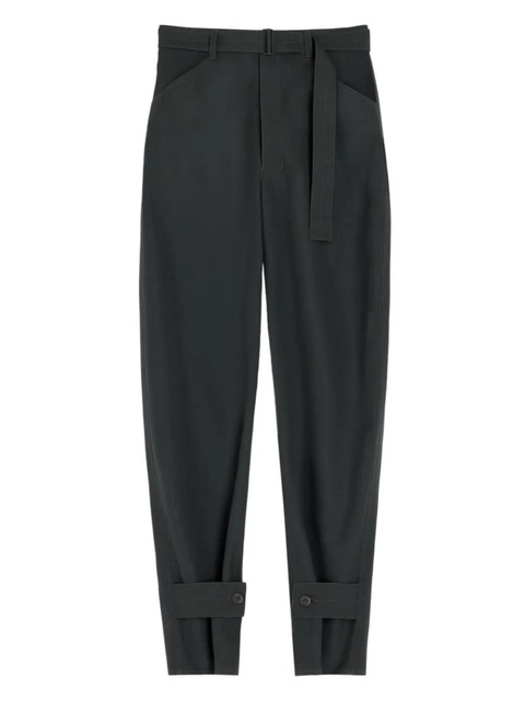 LEMAIRE belted trousers - Grey - zdjęcie produktu nr 1