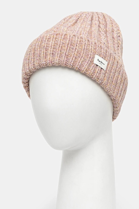 Pepe Jeans czapka kolor różowy PL0400007 - zdjęcie produktu nr 2