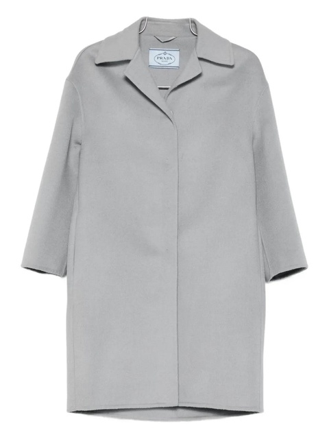 Prada single-breasted coat - Grey - zdjęcie produktu nr 1