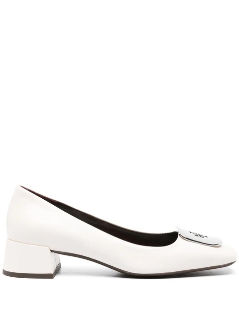 Tory Burch Georgia 35mm leather pumps - Neutrals - zdjęcie produktu nr 1