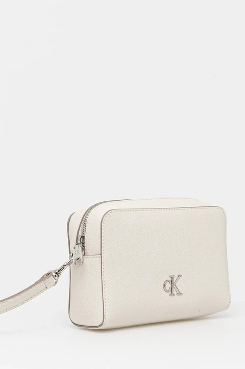 Calvin Klein Jeans torebka kolor beżowy LV04K3162G - zdjęcie produktu nr 2