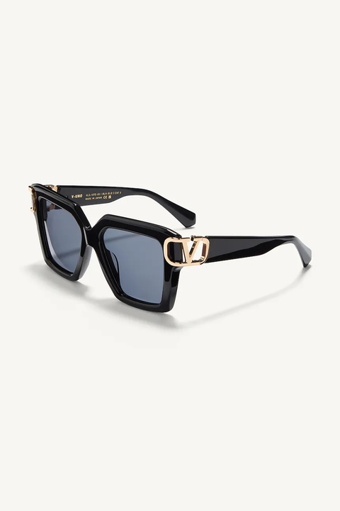 Valentino okulary przeciwsłoneczne V - UNO damskie kolor czarny VLS.107E - zdjęcie produktu nr 1