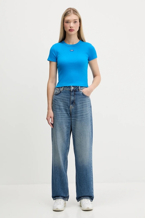 Hugo Blue jeansy damskie high waist 50546357 - zdjęcie produktu nr 2