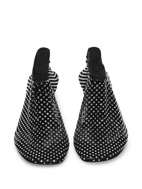 Christopher Esber 45mm Minette crystal micro heel pumps - Black - zdjęcie produktu nr 2