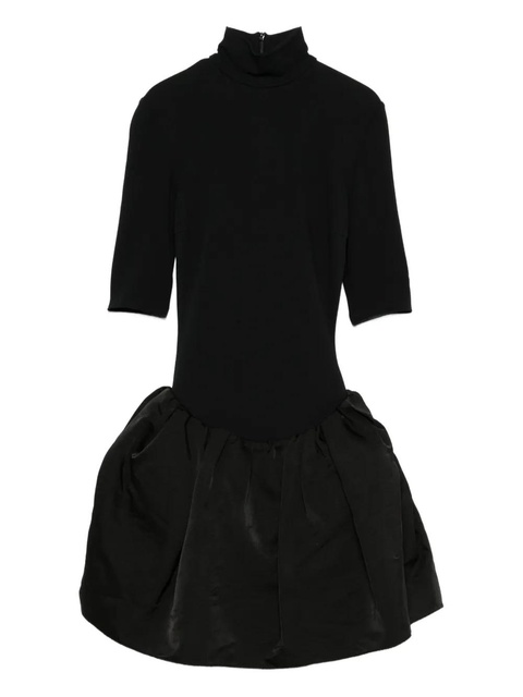 Magda Butrym roll-neck puffball mini dress - Black - zdjęcie produktu nr 1