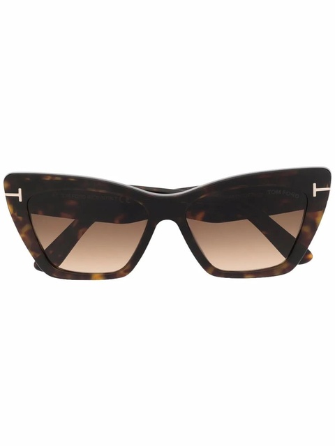 TOM FORD Eyewear Whyatt butterfly-frame sunglasses - Brown - zdjęcie produktu nr 1
