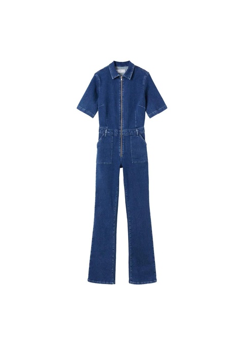 Kombinezon z denimu na zamek - zdjęcie produktu nr 1