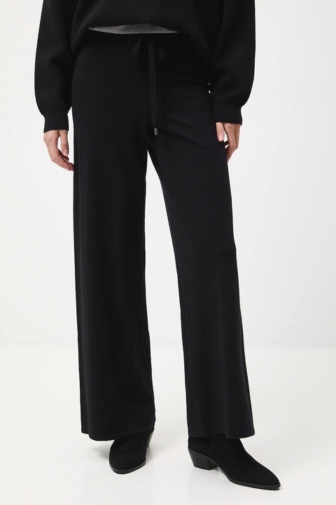 Medicine spodnie damskie kolor czarny szerokie medium waist - zdjęcie produktu nr 2