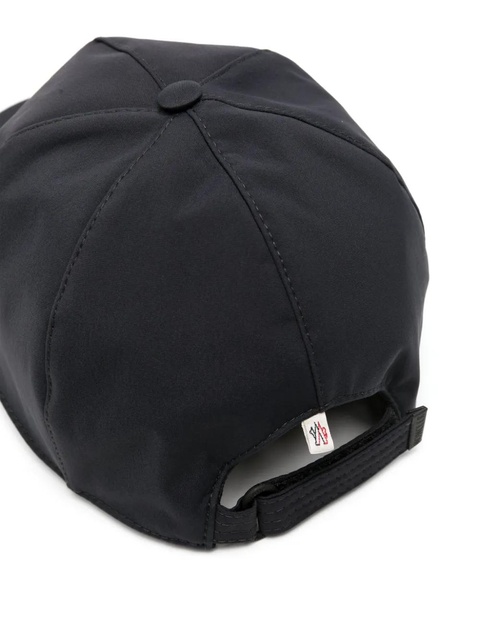 Moncler Grenoble logo-embossed curved-peak cap - Black - zdjęcie produktu nr 1