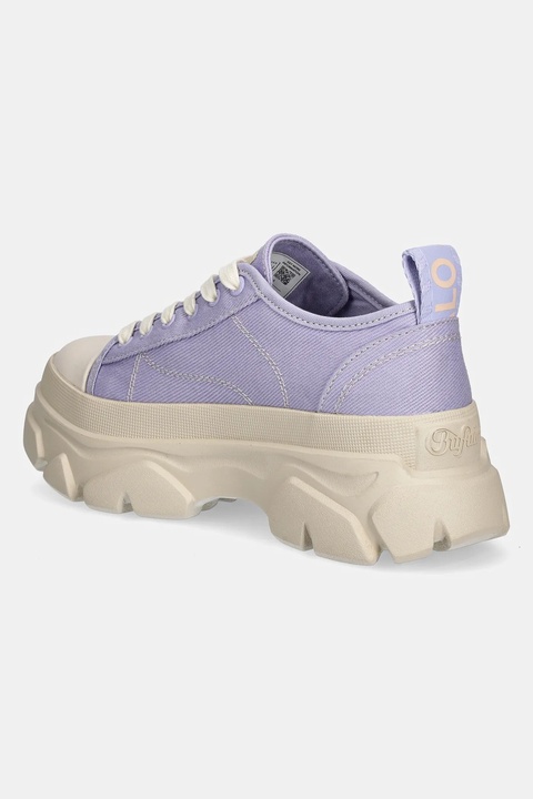 Buffalo tenisówki Cade Lace Up Lo damskie kolor fioletowy 1636324-LAV - zdjęcie produktu nr 1