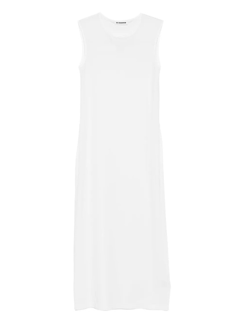 Jil Sander sleeveless round-neck dress - White - zdjęcie produktu nr 1