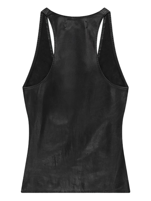 AMIRI MA icon leather tank top - Black - zdjęcie produktu nr 2
