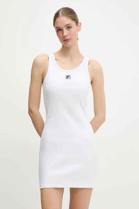 Fila sukienka Linkebeek kolor biały mini dopasowana FAW1004 - zdjęcie produktu nr 1