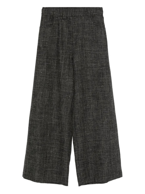 Alysi elasticated-waistband trousers - Grey - zdjęcie produktu nr 1