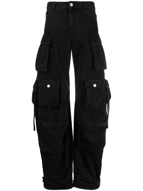 The Attico Fern cargo jeans - Black - zdjęcie produktu nr 1