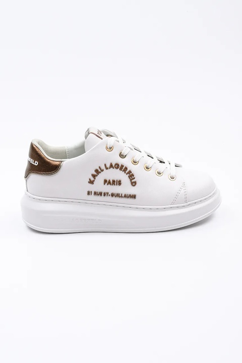Karl Lagerfeld sneakersy skórzane KAPRI kolor biały KL62539M - zdjęcie produktu nr 1