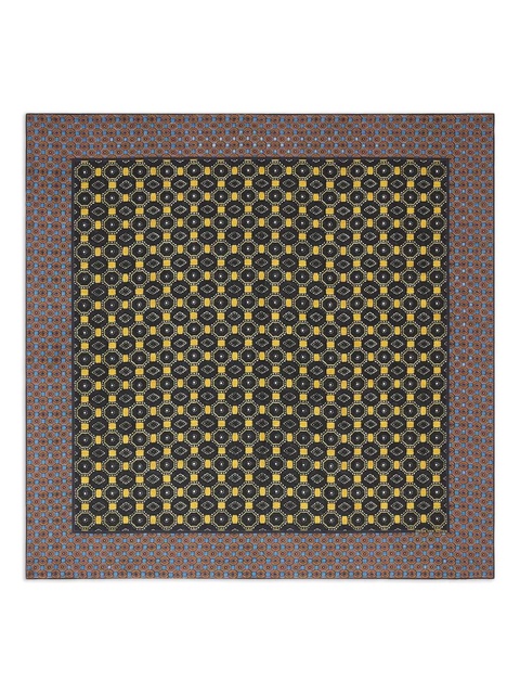 DRIES VAN NOTEN geometric-pattern scarf - Green - zdjęcie produktu nr 1