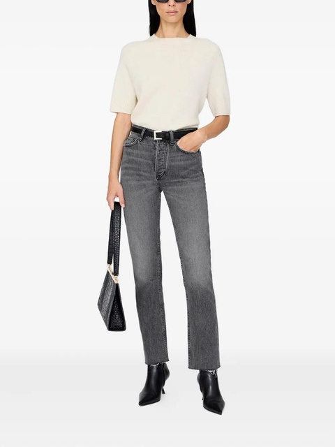 ANINE BING high-rise jeans - Grey - zdjęcie produktu nr 2