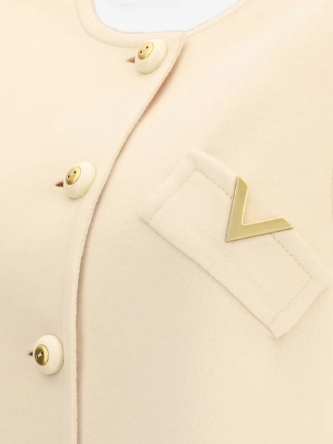 Valentino Garavani embellished welt-pockets vest - Neutrals - zdjęcie produktu nr 1