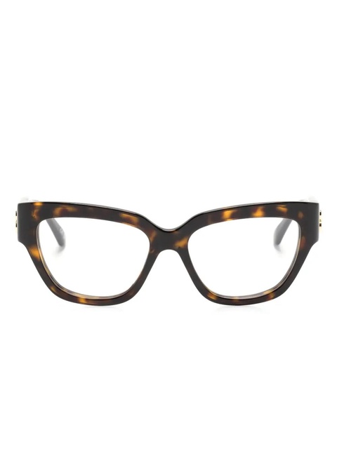 Balenciaga Eyewear square-frame glasses - Brown - zdjęcie produktu nr 1