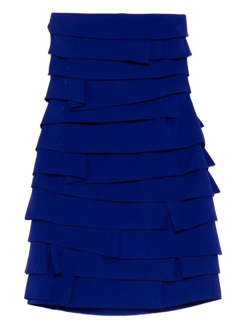 Versace tiered-design mini dress - Blue - zdjęcie produktu nr 1