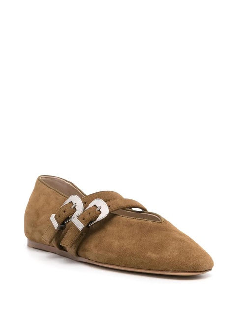 Le Monde Beryl Claudia suede ballerina shoes - Neutrals - zdjęcie produktu nr 2