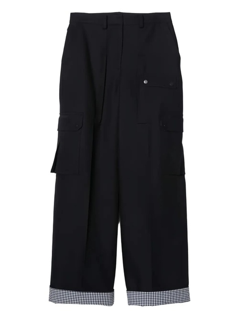 3.1 Phillip Lim cuffed-hem cargo trousers - Black - zdjęcie produktu nr 2